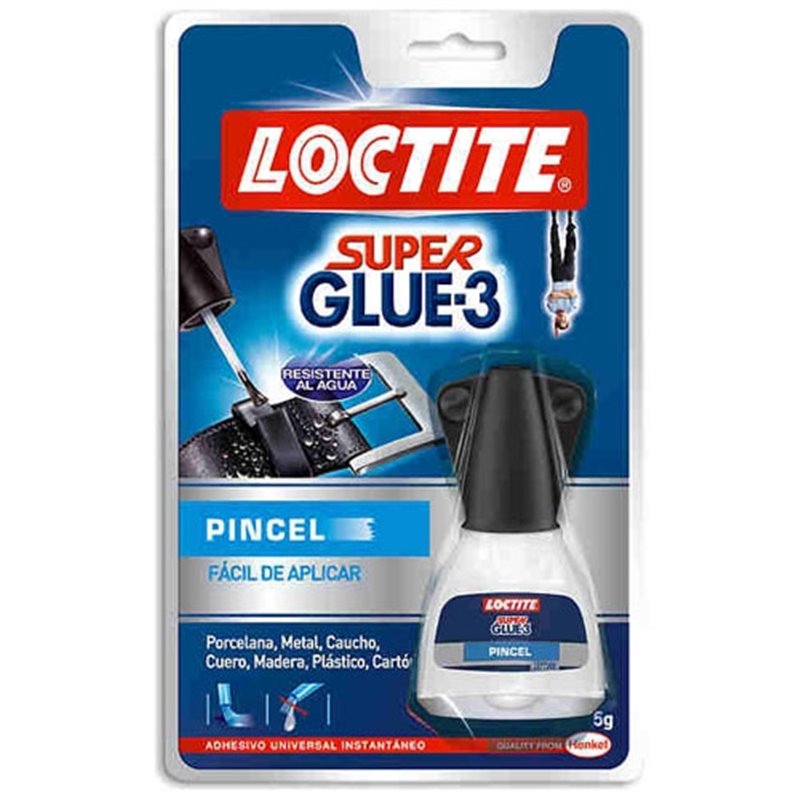 PEGAMENTO LOCTITE SUPER GLUE-3 PINCEL 5 G COD 1851909