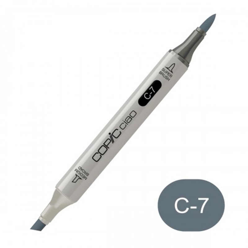 COPIC CIAO NUM C7 COOL GRAY COD C2C7