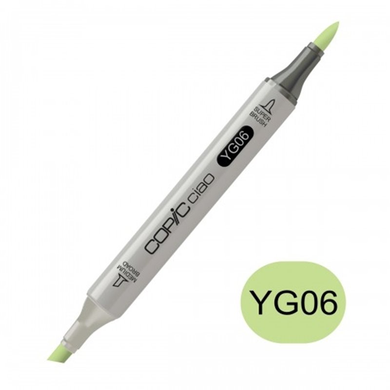 COPIC CIAO NUM YG06 YELLOWISH GREEN COD C2YG06