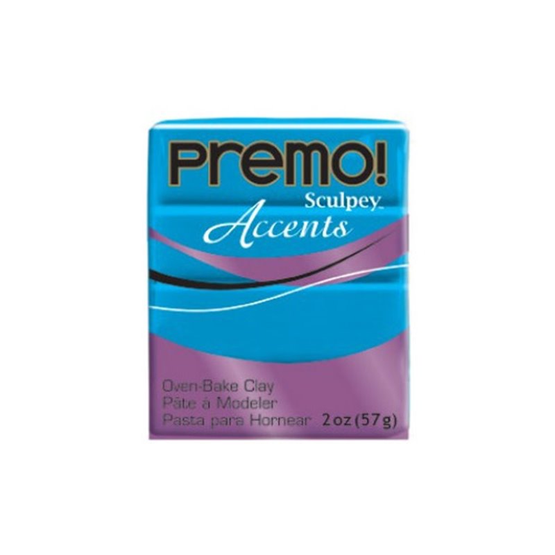 SCULPEY PREMO ACCENTS 57 G NUM. 5040 AZUL TRANSLUCIDO