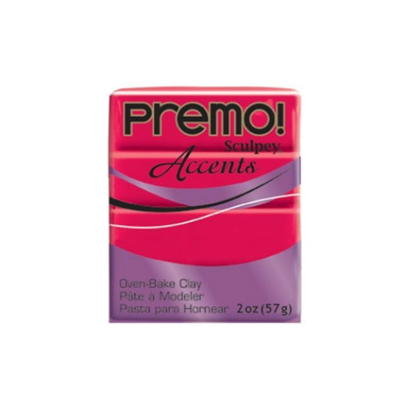 SCULPEY PREMO ACCENTS 57 G NUM. 5044 ROJO TRANSLUCIDO