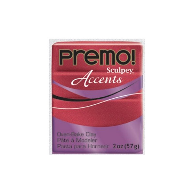 SCULPEY PREMO ACCENTS 57 G NUM. 5051 ROJO PURPURINA