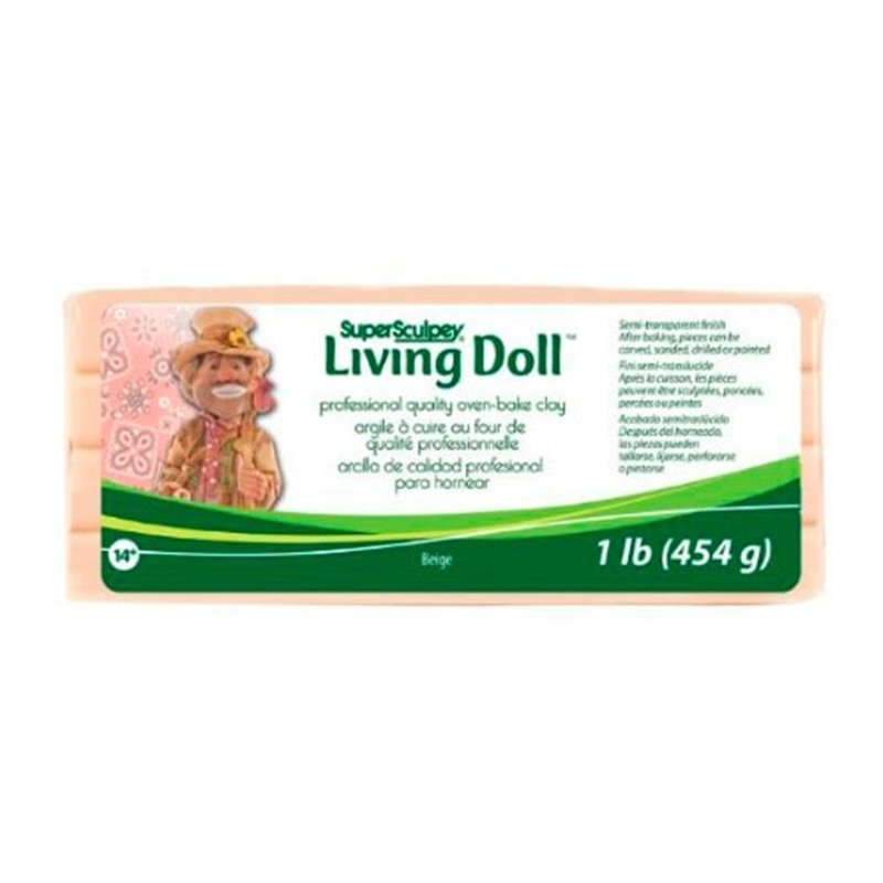 SUPER SCULPEY LIVING DOLL BEIGE 454 G COD ZSLD1