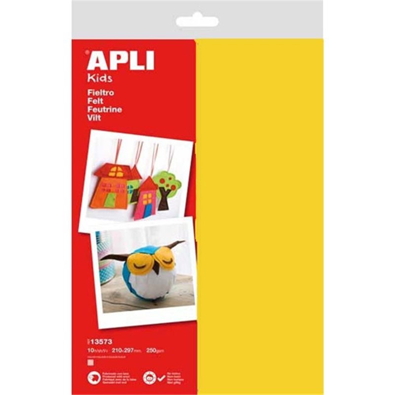 FIELTRO APLI AMARILLO COD 13572