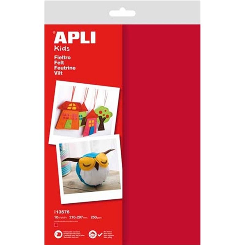 FIELTRO APLI ROJO COD 13576