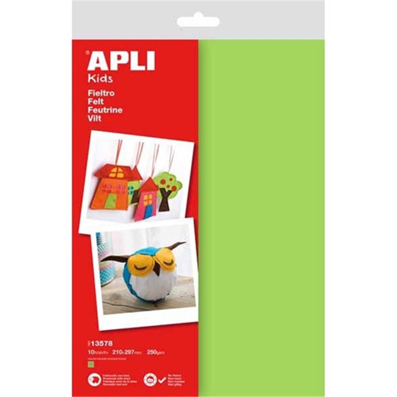 FIELTRO APLI VERDE COD 13578