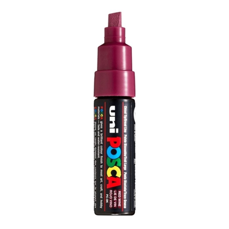 MARCADOR POSCA PC8K 8 MM ROJO VINO