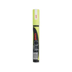 MARCADOR DE TIZA UNI CHALK 1.8-2.5 MM AMARILLO COD PWE-5M1100