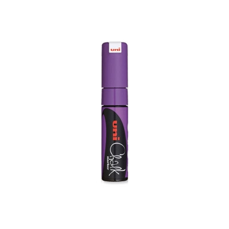 MARCADOR DE TIZA UNI CHALK 8 MM VIOLETA COD PWE-8K0800