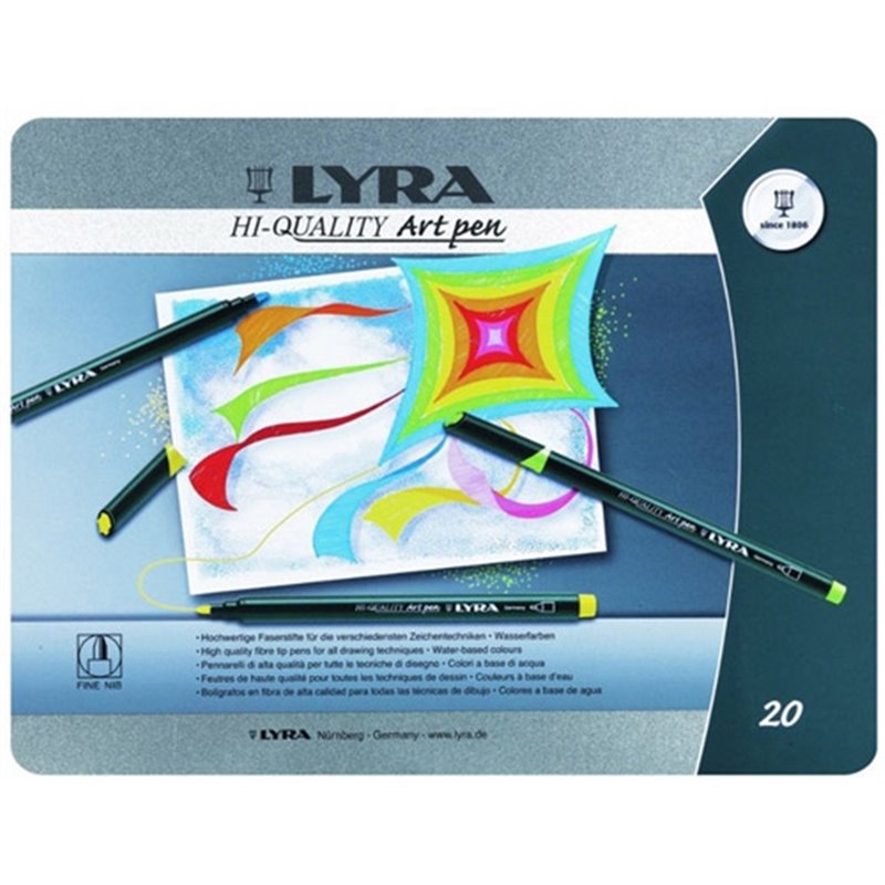 CAJA 20 ROTULADORES LYRA ART PEN  COD.6751200