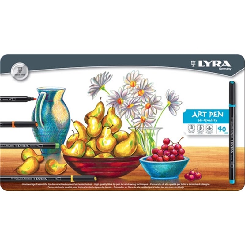 CAJA 40 ROTULADORES LYRA ART PEN COD.6751400