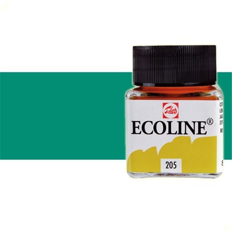 ACUARELA LIQUIDA ECOLINE 30 ML NUM 602 VERDE OSCURO