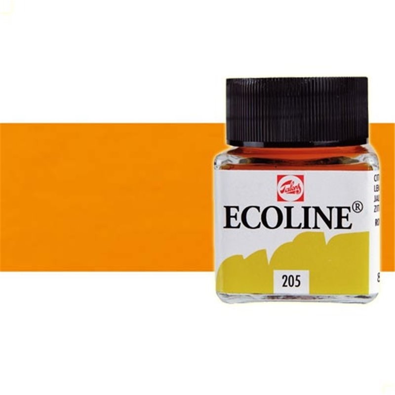 ACUARELA LIQUIDA ECOLINE 30 ML NUM 236 ANARANJADO CLARO