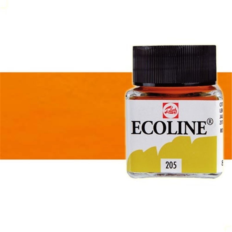 ACUARELA LIQUIDA ECOLINE 30 ML NUM 237 ANARANJADO