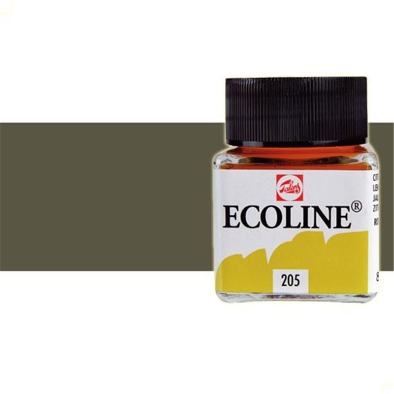 ACUARELA LIQUIDA ECOLINE 30 ML NUM 718 GRIS CALIDO