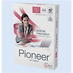 PAPEL PIONNER A4 80 G PAQ 500 HOJAS