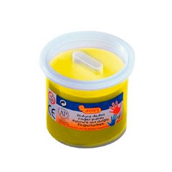 PINTURA DEDOS JOVI 125 ML AMARILLO COD 56003