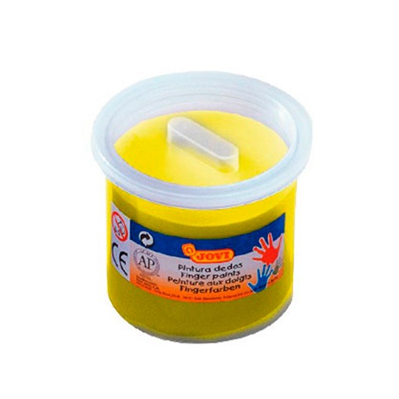 PINTURA DEDOS JOVI 125 ML AMARILLO COD 56003