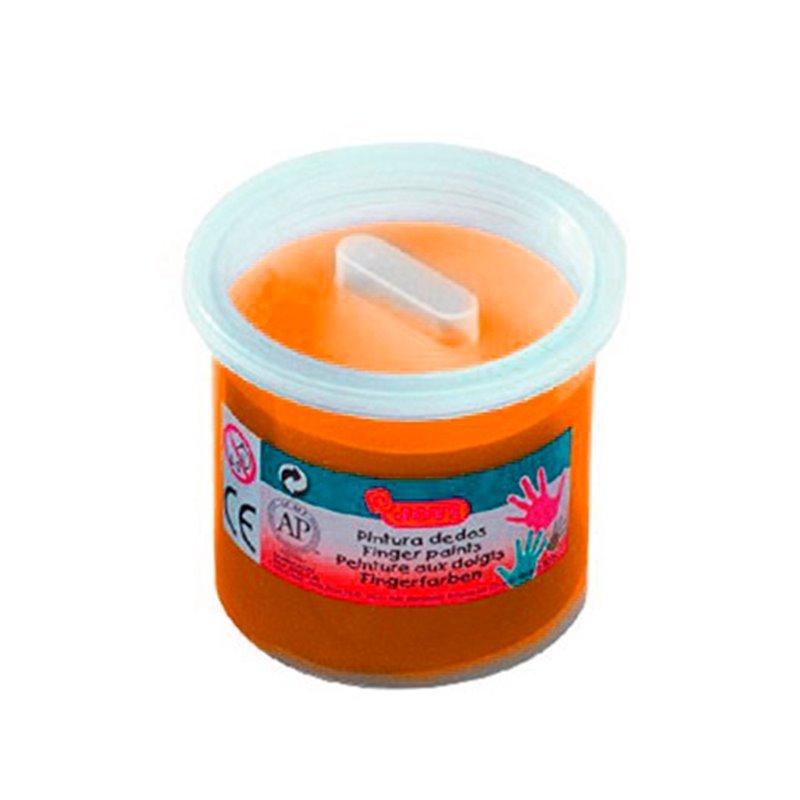 PINTURA DEDOS JOVI 125 ML NARANJA COD 56006