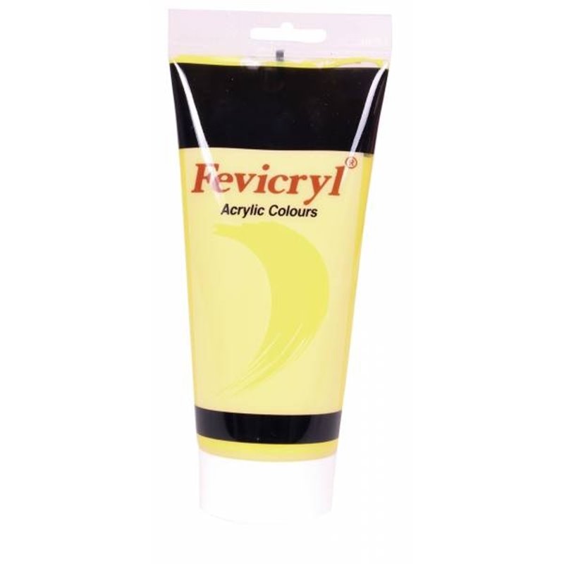 ACRILICO FEVICRYL 200 ML AC-06 AMARILLO LIMON COD 0613002006