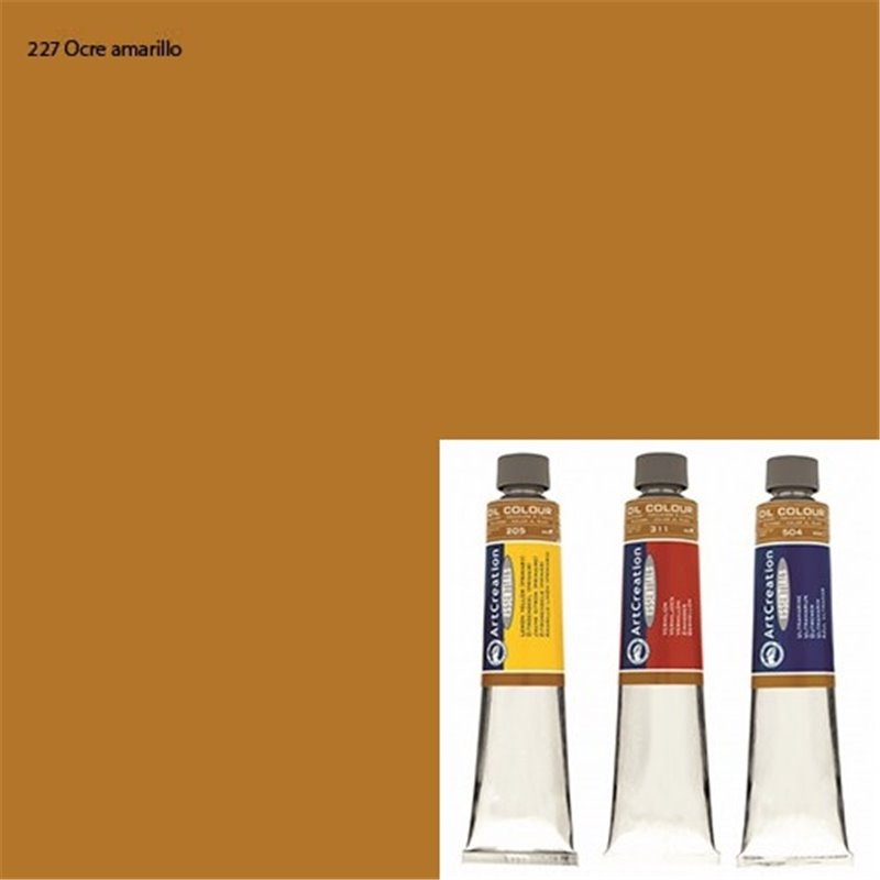 OLEO ART CREATION TUBO 200 ML NUM 227 OCRE AMARILLO COD 9016227M