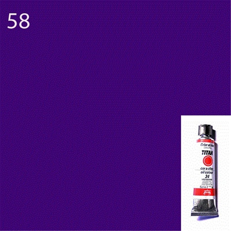 OLEO TITAN 20 ML NUM 58 VIOLETA COBALTO OSCURO SERIE 6 COD 000290