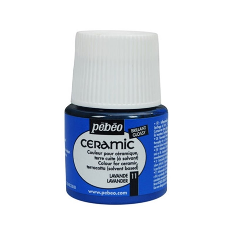 PINTURA PARA CERAMICA PEBEO CERAMIC 45 ML NUM 11 LAVANDA COD 025011