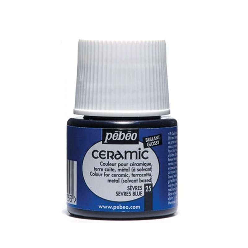 PINTURA PARA CERAMICA PEBEO CERAMIC 45 ML NUM 25 SEVRES COD 025025