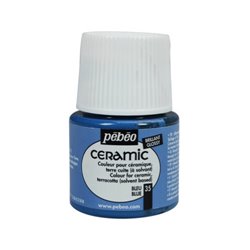 PINTURA PARA CERAMICA PEBEO CERAMIC 45 ML NUM 35 AZUL COD 025035