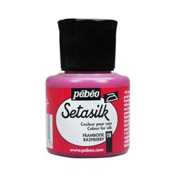 PINTURA PARA SEDA PEBEO SETASILK 45 ML NUM 08 FRAMBUESA COD 181008