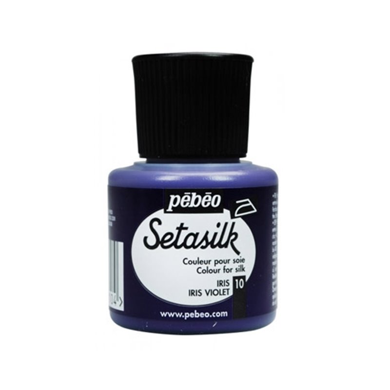 PINTURA PARA SEDA PEBEO SETASILK 45 ML NUM 10 IRIS COD 181010