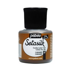 PINTURA PARA SEDA PEBEO SETASILK 45 ML NUM 20 CARAMELO COD 181020