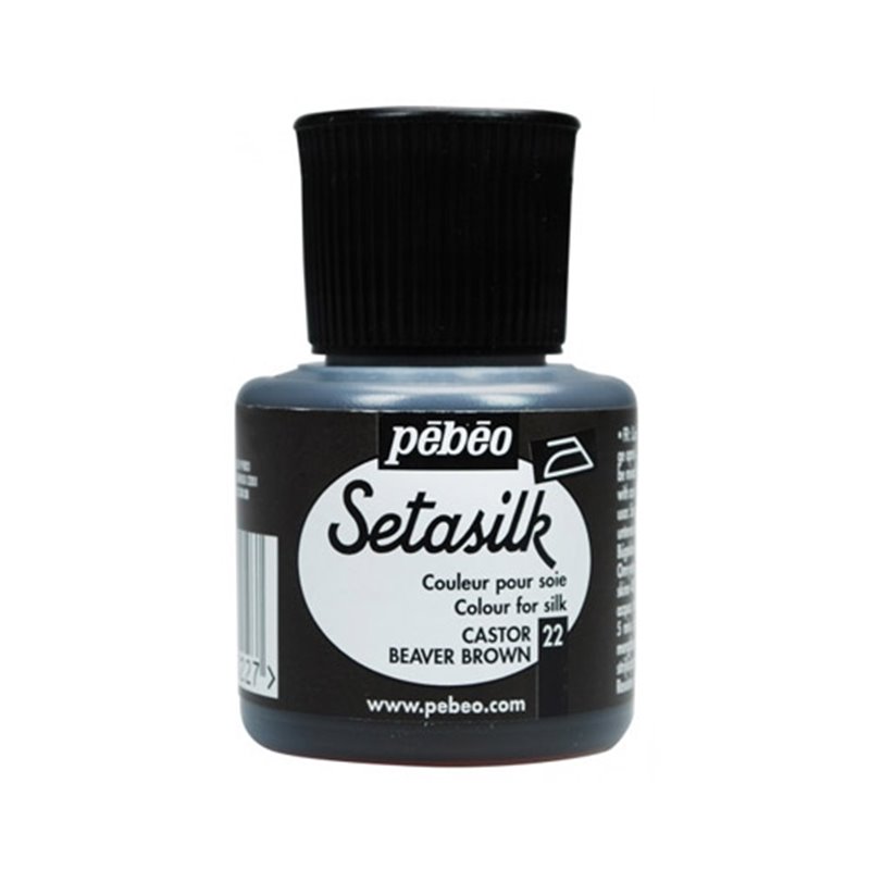 PINTURA PARA SEDA PEBEO SETASILK 45 ML NUM 22 CASTOR COD 181022