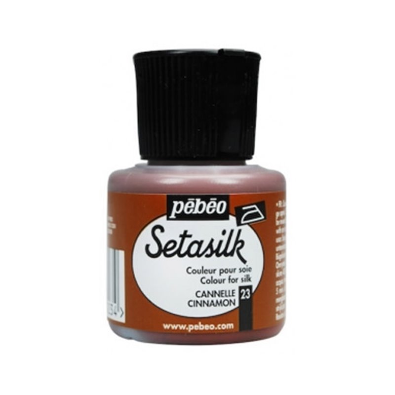 PINTURA PARA SEDA PEBEO SETASILK 45 ML NUM 23 CANELA COD 181023