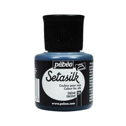 PINTURA PARA SEDA PEBEO SETASILK 45 ML NUM 29 EBANO COD 181029