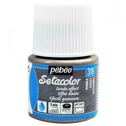PINTURA PARA TELA PEBEO SETACOLOR OPACO EFECTO ANTE 45 ML NUM 318 GUIJARRO COD 295318
