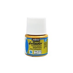 PINTURA PARA TELA PEBEO SETACOLOR OPACO TORNASOLADO 45 ML NUM 62 ORO RICO COD295062