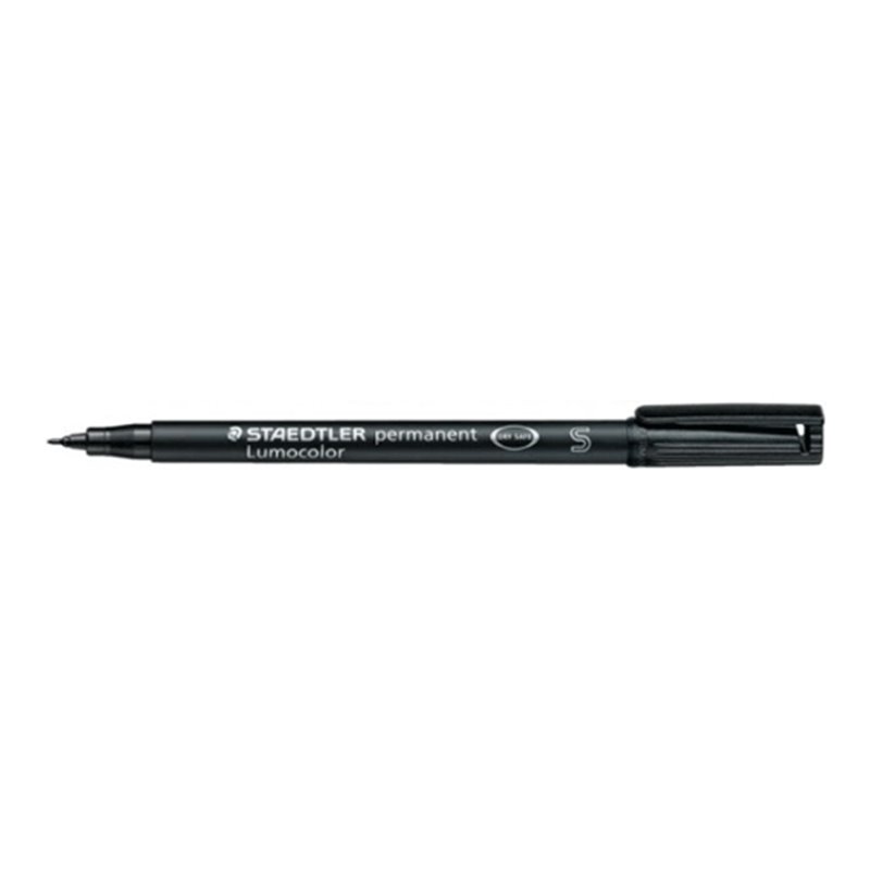 STAEDTLER LUMOCOLOR PERMANENTE NEGRO PUNTA SUPERFINA