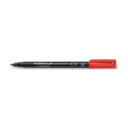 STAEDTLER LUMOCOLOR PERMANENTE ROJO PUNTA MEDIA