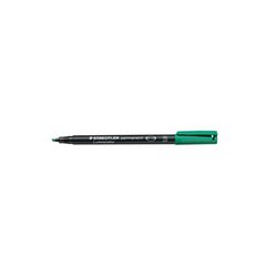 STAEDTLER LUMOCOLOR PERMANENTE VERDE PUNTA BISELADA