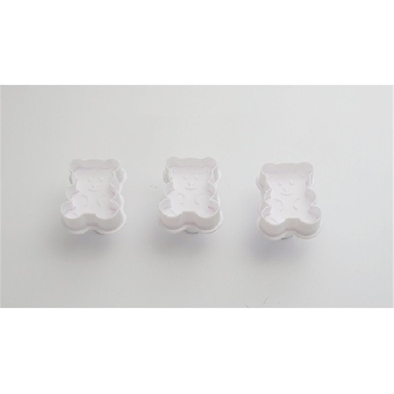 CORTADORES CON EXPULSOR OSITO 3 UDS COD 21492