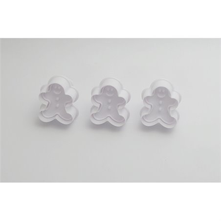 CORTADORES CON EXPULSOR MUÑECO FELIZ 3 UDS COD 21491