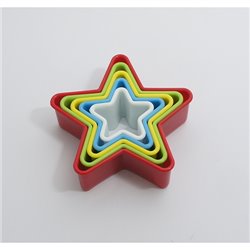 CORTADORES CON FORMA ESTRELLA 5 UDS COD 50774 2