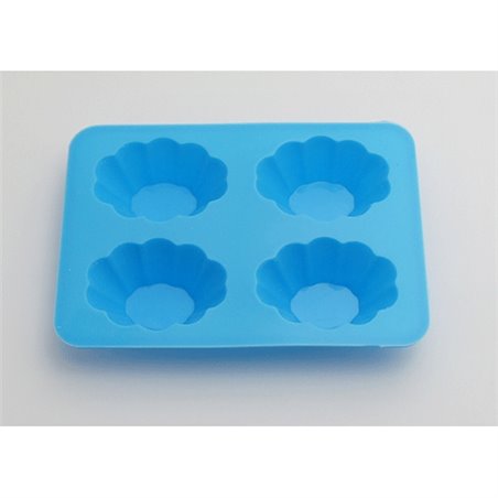 MOLDE DE SILICONA FLAN 4 UDS COD 23110