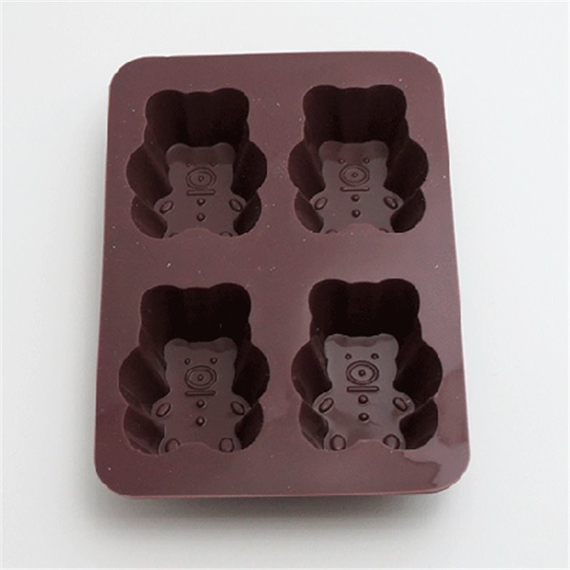 MOLDE DE SILICONA OSITO 4 UDS COD 23111