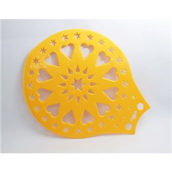 PLANTILLA PASTELERA CORAZONES-ESTRELLAS 1 UD COD 55774