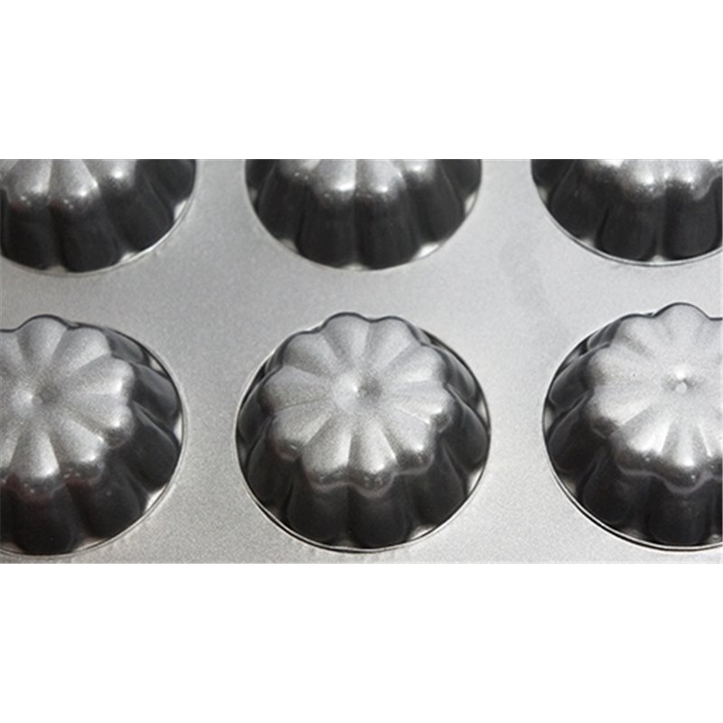 MOLDE DE METAL PASTELERO FORMA FLAN 6 UDS COD 67501