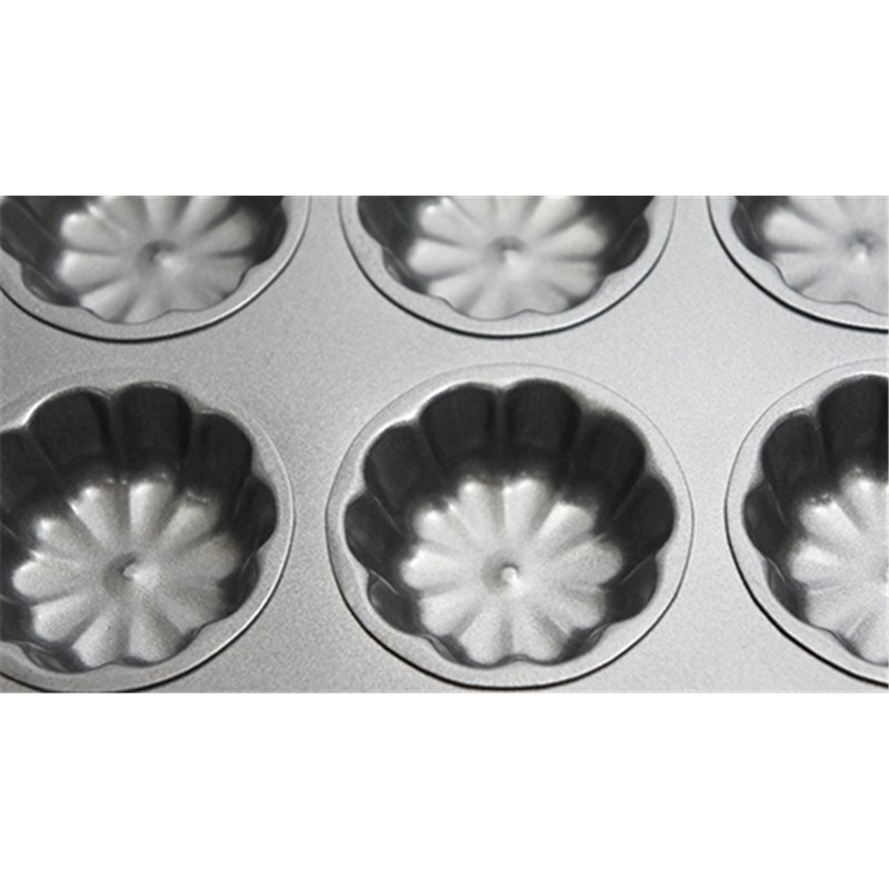 MOLDE DE METAL PASTELERO FORMA FLAN 6 UDS COD 67501