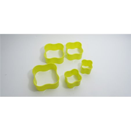 CORTADORES CUADRADOS CURVOS 5 UDS COD 22766