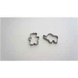 CORTADORES OSITO-ELEFANTE 2 UDS COD 8404445